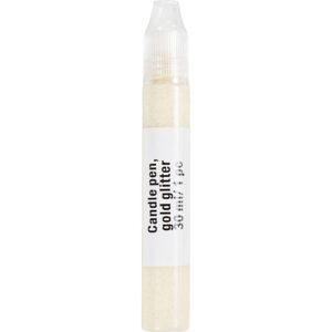 Lyspen, guld glitter, 30 ml/ 1 stk.