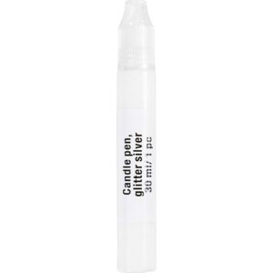 Lyspen, sølv glitter, 30 ml/ 1 stk.