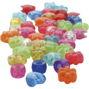 Figurmix i transparent og glimmer, 1000 g/ 1 ps.