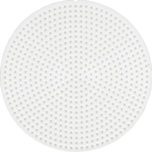 Perleplade, Rund, diam. 8 cm, mini, 10 stk./ 1 pk.
