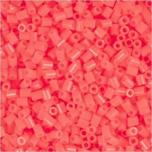 Hama MINI rørperler, str. 2,5x2,5 mm, mini, neon pink, 2000 stk./ 1 pk.