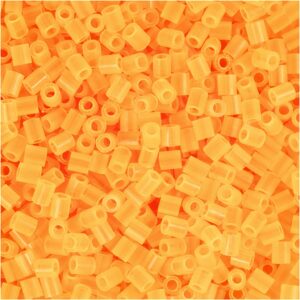 Hama MINI rørperler, str. 2,5x2,5 mm, mini, neon orange, 2000 stk./ 1 pk.