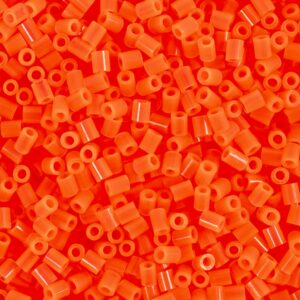 Hama MINI rørperler, str. 2,5x2,5 mm, mini, neon rød, 2000 stk./ 1 pk.