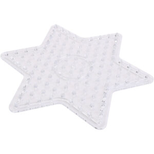 Perleplade, stor stjerne, str. 15 cm, JUMBO, 1 stk.