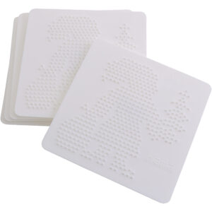 Perleplade, julemand, str. 15x15 cm, medium, 5 stk./ 1 pk.