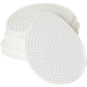 Perleplade, æg, str. 12.5 cm, medium, 10 stk./ 1 pk.