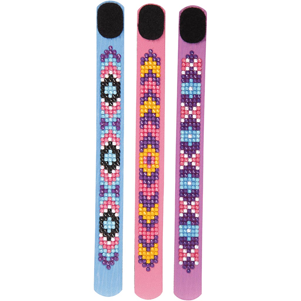 Diamond Dotz - armbånd, str. 15,5x10x3,2 cm, 1 pk.