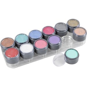 Grimas Ansigtsmaling - Sminkepalet, ass. farver, 12x15 ml/ 1 stk.
