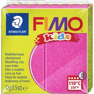FIMO® Kids Ler, glitter, pink, 42 g/ 1 pk.