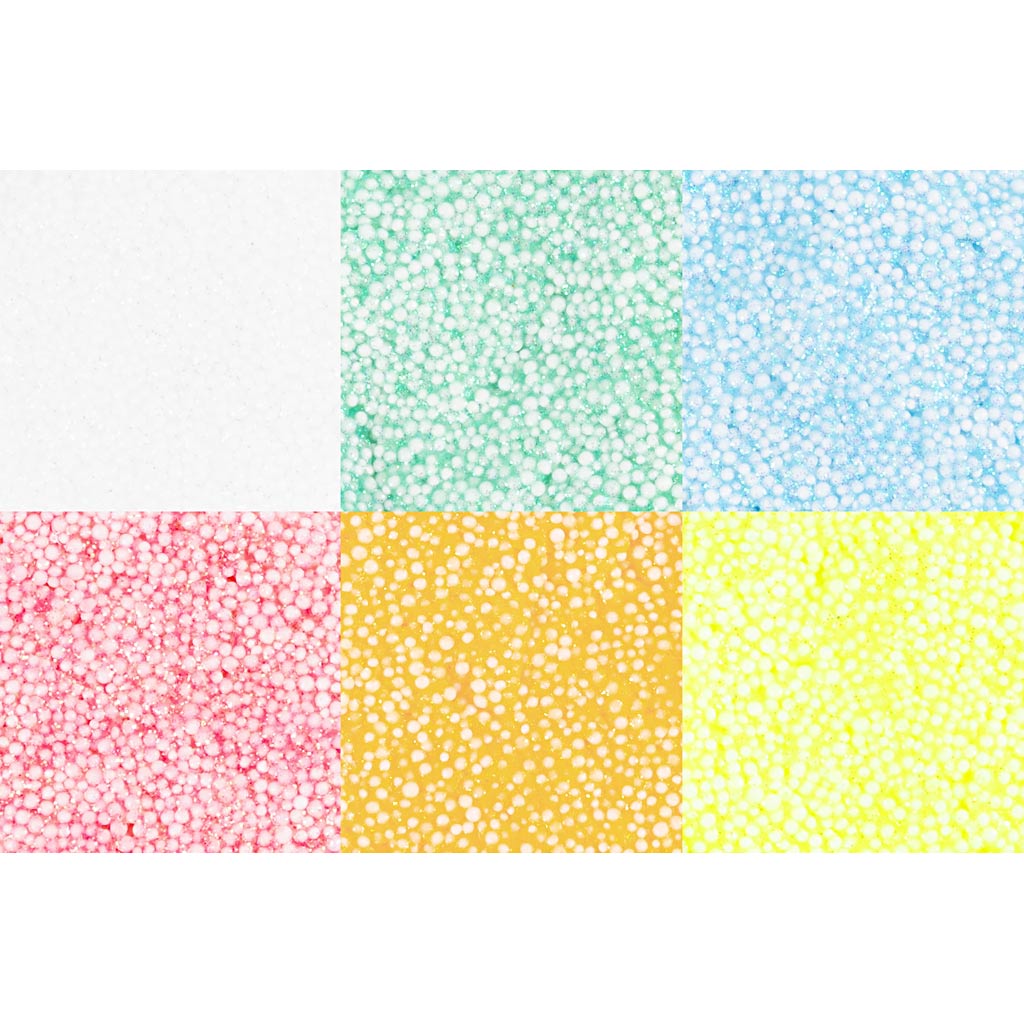 Foam Clay®, glitter, pastelfarver, 84 g, 6x14 g/ 1 pk. - Image 4