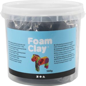 Foam Clay®, sort, 560 g/ 1 spand