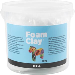 Foam Clay®, hvid, 560 g/ 1 spand