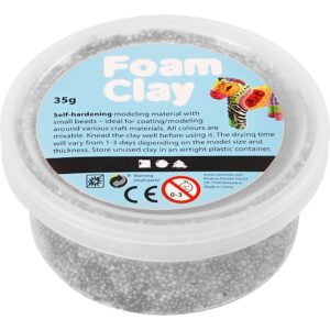 Foam Clay®, grå, 35 g/ 1 ds.