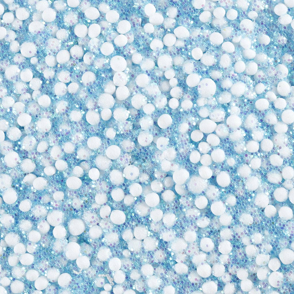 Foam Clay®, glitter, lyseblå, 35 g/ 1 ds. - Image 4