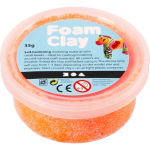 Foam Clay®, mellem orange, 35 g/ 1 ds.
