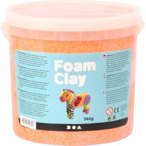 Foam Clay®, lys orange, 560 g/ 1 spand