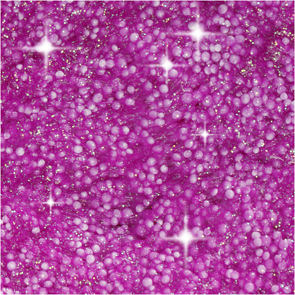 Foam Clay®, glitter, lilla, 35 g/ 1 ds. - Image 3