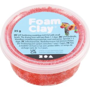 Foam Clay®, rød, 35 g/ 1 ds.