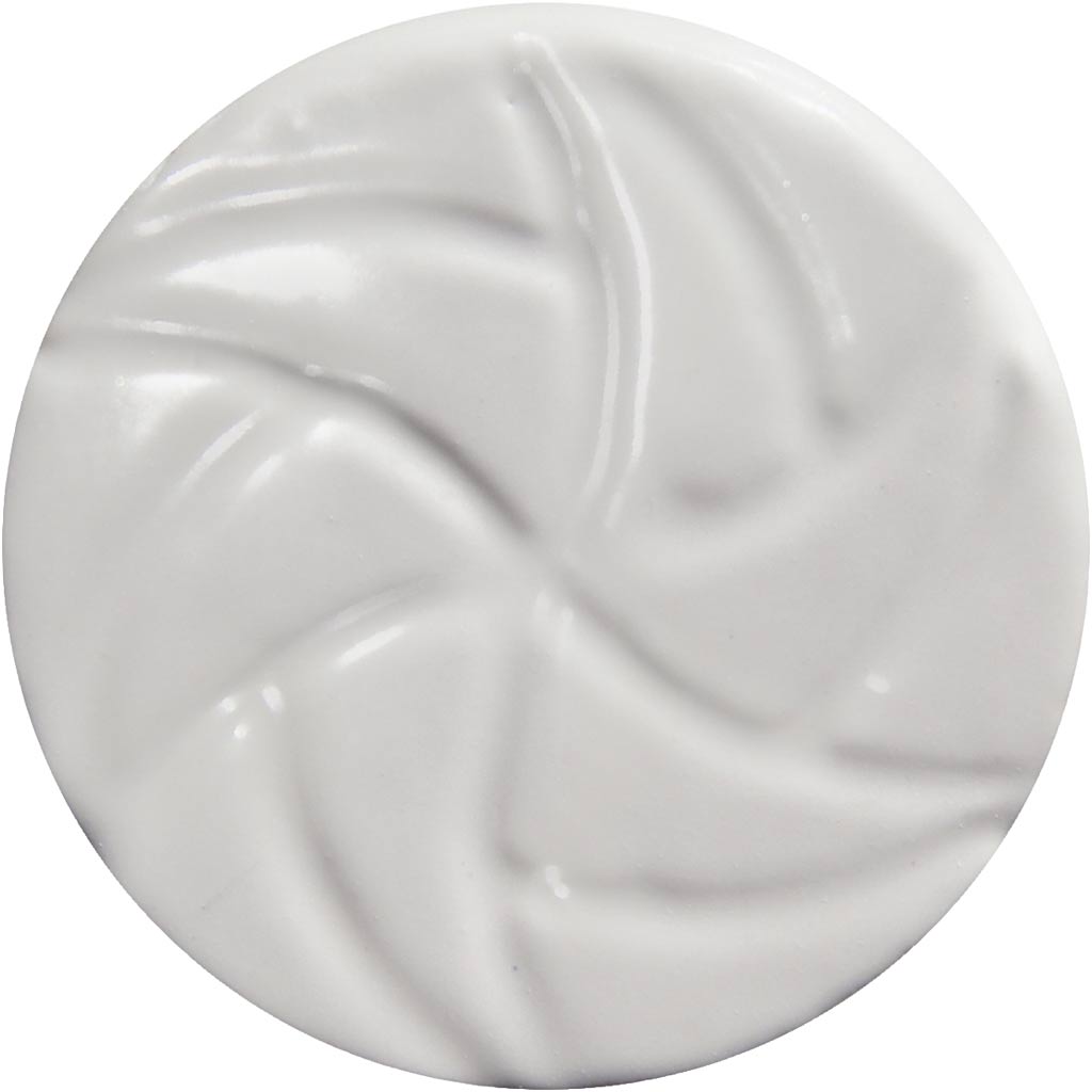 Keramikglasur, 984-1101 °C, dækkende, white, 60 ml/ 1 ds. - Image 3