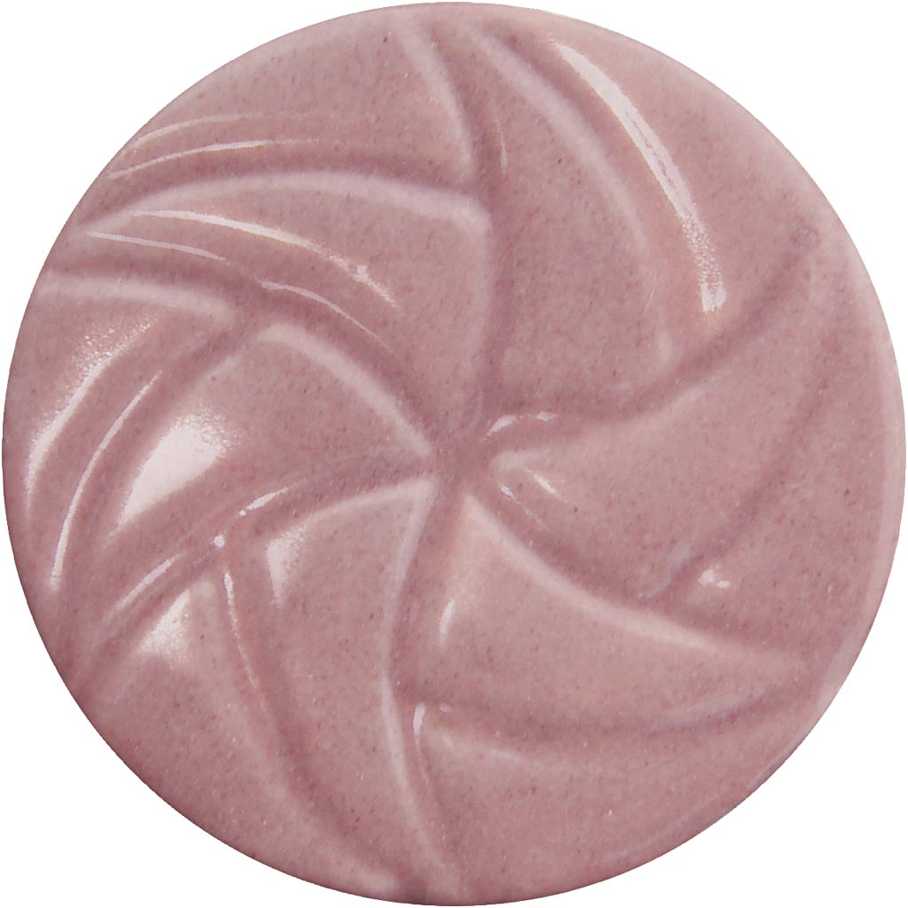 Keramikglasur, 984-1101 °C, dækkende, Coral, 60 ml/ 1 ds. - Image 3