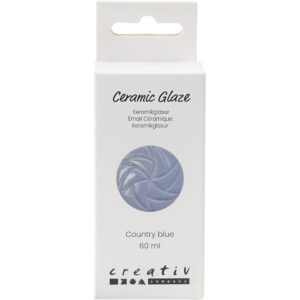 Keramikglasur, 984-1101 °C, dækkende, Country Blue, 60 ml/ 1 ds.