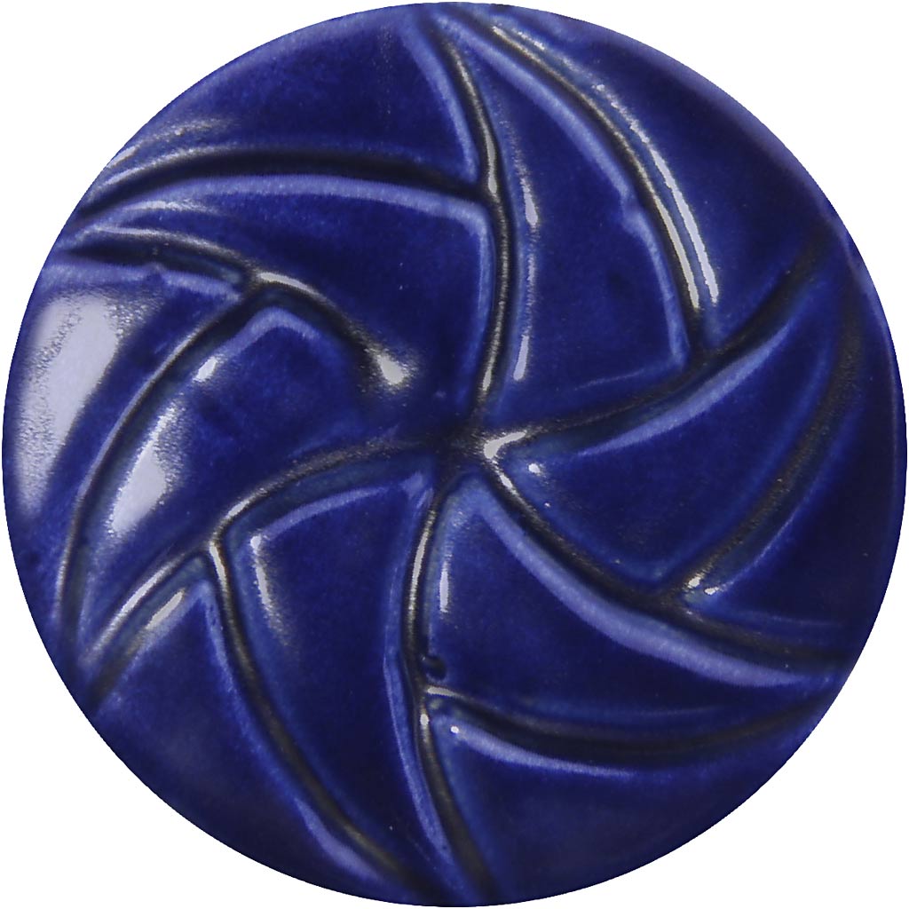 Keramikglasur, 984-1101 °C, dækkende, Federal Blue, 60 ml/ 1 ds. - Image 3