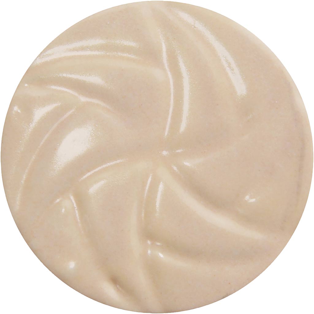 Keramikglasur, 984-1101 °C, dækkende, Apricot, 60 ml/ 1 ds. - Image 3