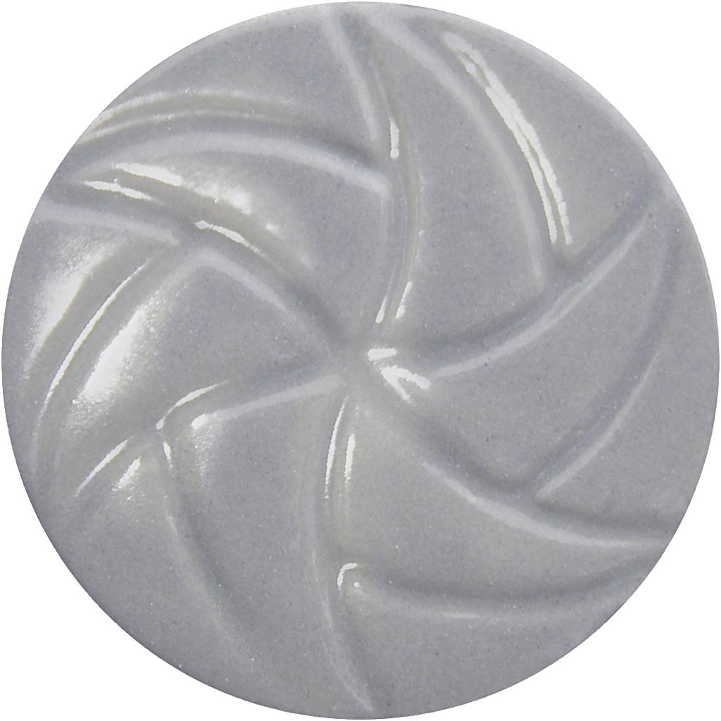 Keramikglasur, 984-1101 °C, dækkende, Art Grey, 60 ml/ 1 ds. - Image 3