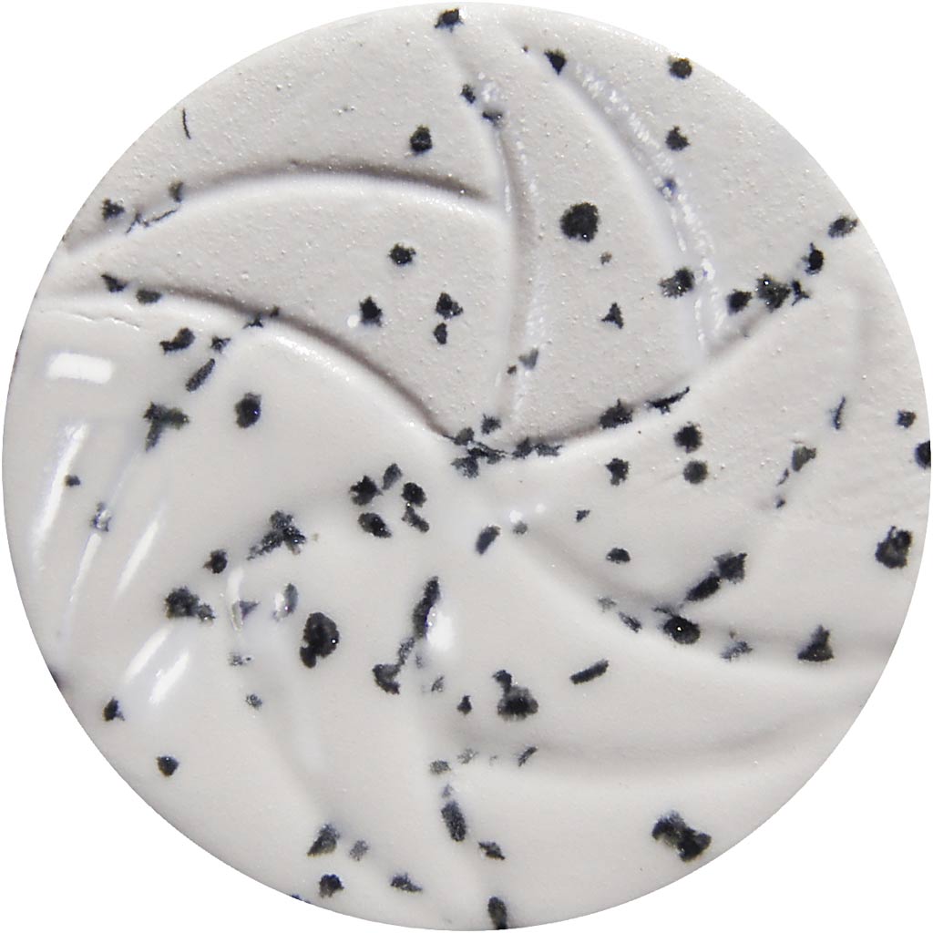 Prikket Keramikglasur, 999-1060 °C, dækkende, snow white, 60 ml/ 1 ds. - Image 3