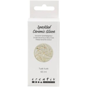 Prikket Keramikglasur, 999-1060 °C, dækkende, Tusk Tusk, 60 ml/ 1 ds.