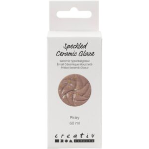 Prikket Keramikglasur, 999-1060 °C, dækkende, Pinky, 60 ml/ 1 ds.