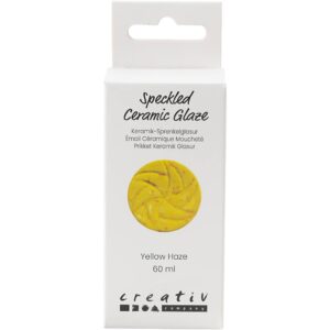Prikket Keramikglasur, 999-1060 °C, dækkende, Yellow Haze, 60 ml/ 1 ds.