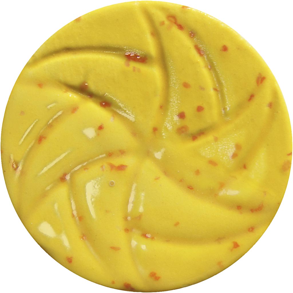 Prikket Keramikglasur, 999-1060 °C, dækkende, Yellow Haze, 60 ml/ 1 ds. - Image 3