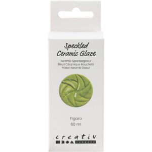 Prikket Keramikglasur, 999-1060 °C, dækkende, Figaro, 60 ml/ 1 ds.