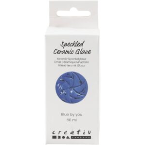 Prikket Keramikglasur, 999-1060 °C, dækkende, Blue by You, 60 ml/ 1 ds.