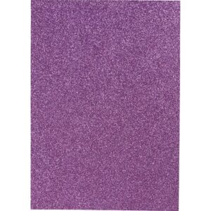 Glitter Mosgummi Ark, A4, ark 210x297 mm, glitter, lilla, 10 ark/ 1 pk.