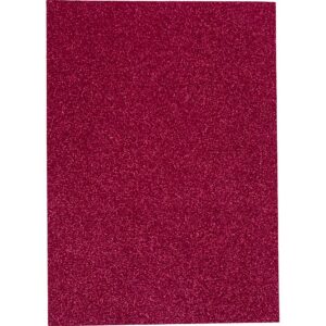 Glitter Mosgummi Ark, A4, ark 210x297 mm, glitter, pink, 10 ark/ 1 pk.