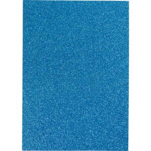 Glitter Mosgummi Ark, A4, ark 210x297 mm, glitter, turkis, 10 ark/ 1 pk.