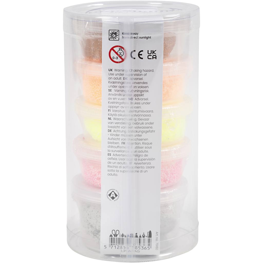 Stone Clay Mix, rød/orange harmoni, 1 pk. - Image 3