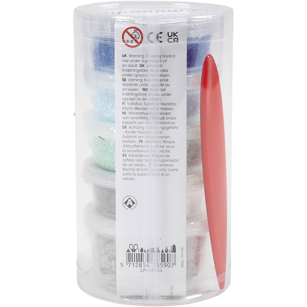 Stone Clay Mix, blå/grøn harmoni, 1 pk. - Image 3