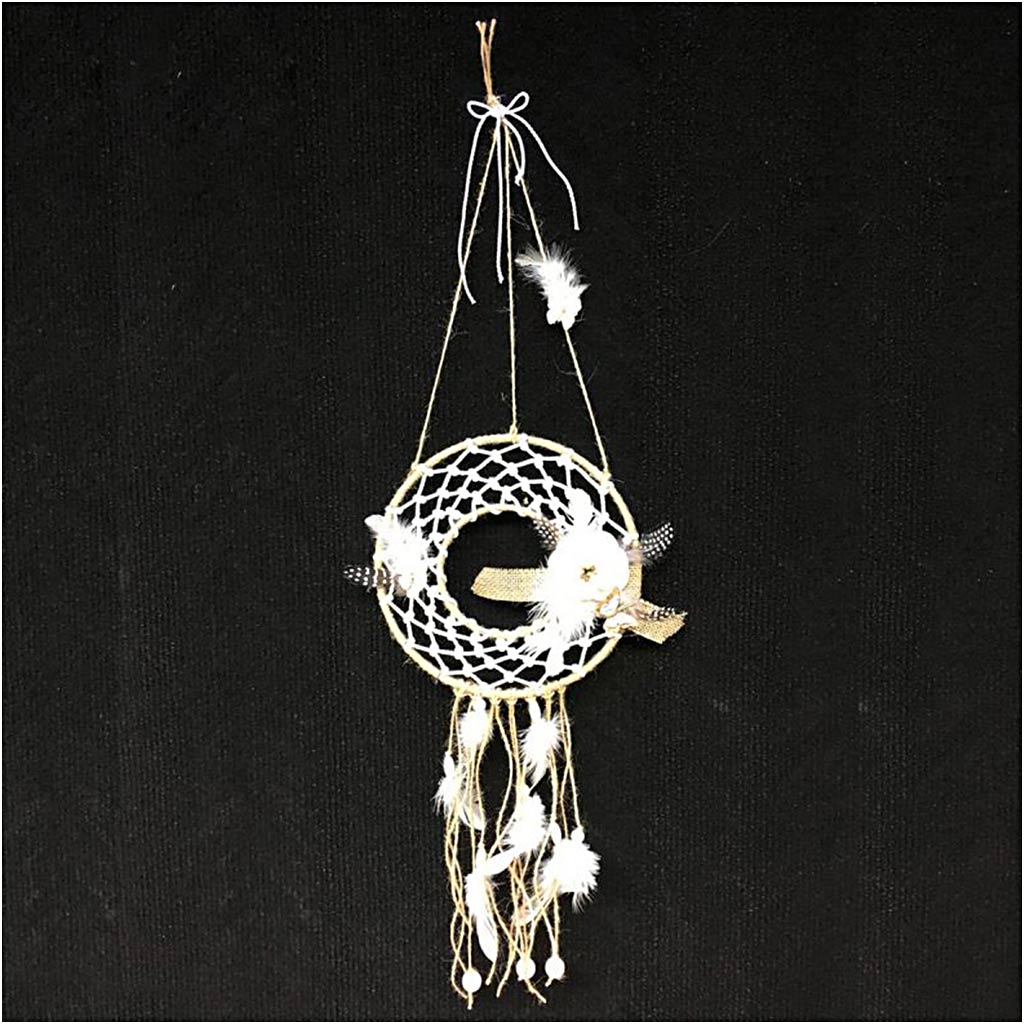 Metalring, diam. 50 cm, hvid, 1 stk. - Image 6