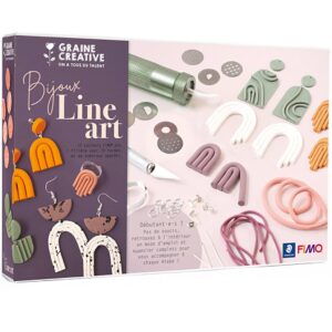 Gør-det-selv Fimo Lersæt - Line Art, 1 pk.