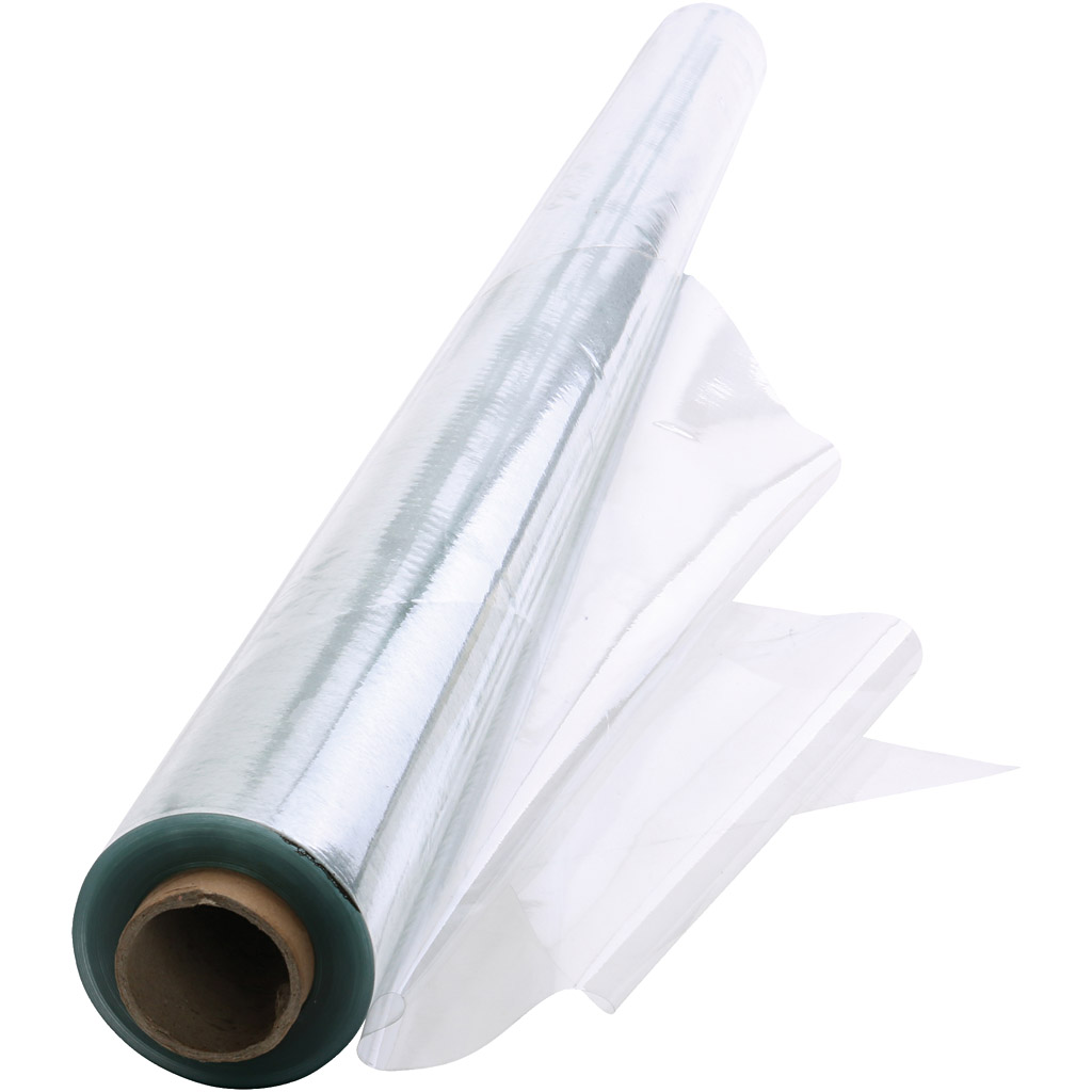 Voksdug, B: 140 cm, tykkelse 0,14 mm, klar, 10 m/ 1 rl.