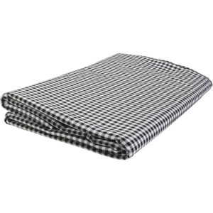 Bomuldsstof, tern 1x1 cm, B: 145 cm, sort, hvid, 5 m/ 1 pk.