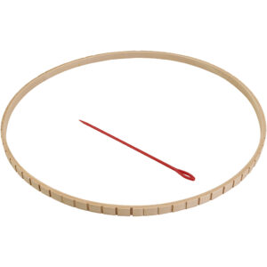 Cirkelvæv i træ, diam. 29 cm, 5 stk./ 1 pk.