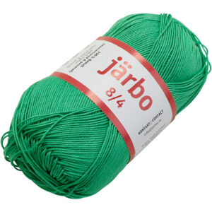 Merceriseret bomuldsgarn, nr. 8/4, nål 3, grøn, 50 g/ 1 stk.