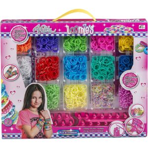 Loom-sæt til gummismykker, 2000 stk./ 1 pk.