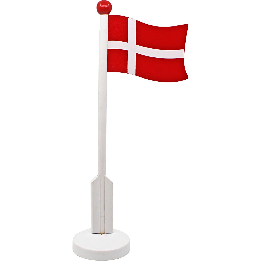 Bordflag, H: 36 cm, 1 stk., Danmark
