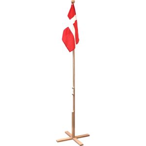 Gulvflag, H: 170 cm, 1 stk., Danmark