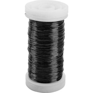 Dekorationstråd, tykkelse 0,5 mm, sort, 50 m/ 1 rl.